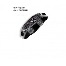 DrPhone AC4 - TPU Case - Bescherm Cover - Geschikt voor Galaxy Watch 4 42mm Classic - Soft Shell - Flexible - Zwart