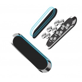 DrPhone A7 Pro Mini Magneet Strip – Magnetische Mobiele Telefoniehouder – Universeel – Zilver