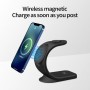 DrPhone Legend11 Magnetische 15W Qi Snelle Draadloze oplader – Geschikt voor iPhone 12/13 /Apple Watch 7 / Airpods 2/Pro