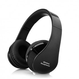 DrPhone H2 Pro - Bluetooth + Aux 3.5mm Hoofdtelefoon Met Microfoon - Stereo Draadloze Koptelefoon - Gaming Headsets - Zwart