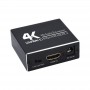 DrPhone ARC4 HDMI Audio Extractor 4K@60HZ - HDMI naar HDMI met Optical TOSLINK SPDIF + 5.1/2CH + 3.5mm Audio Converter - Zwart