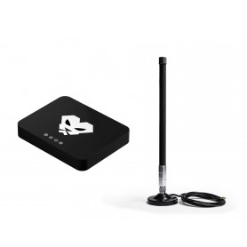 DrPhone TigraX - HMFS 4 DBI Glasvezel Antenne Magnetisch - PantherX2 LoraWan Miner - EU868 - Officieel Helium Partner - Zwart