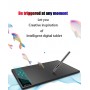 DrPhone DrawtX1 – Digitale Pen Tablet - 250pps - Tekenblok Met 8192 Niveaus - Batterijloze Pen - Zwart