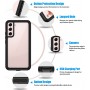 DrPhone Samsung Galaxy S22 Plus 6.6 inch Waterdicht hoesje met Ingebouwde schermbeschermer- IP68 - Volledige bescherming – Zwart