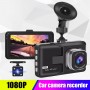 DrPhone DC11 Auto Dashcam Voor en Achter – Full HD 1080P - Nachtzicht – Bewegingsdetectie - 170 ° GROOTHOEK LENS - Zwart