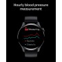 DrPhone ModelX5 - Metalen Smartwatch 46mm - Sport - Touchscreen - Berichten - Bluetooth Bellen - Nederlands - Zwart