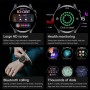 DrPhone ModelX5 - Metalen Smartwatch 46mm - Sport - Touchscreen - Berichten - Bluetooth Bellen - Nederlands - Zilver