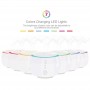 DrPhone HUMI1 – Slimme WiFi Luchtreiniger Met App & Voice Control – Met LED Verlichting – 300 ML Watertank - Wit