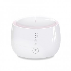DrPhone HUMI1 – Slimme WiFi Luchtreiniger Met App & Voice Control – Met LED Verlichting – 300 ML Watertank - Wit