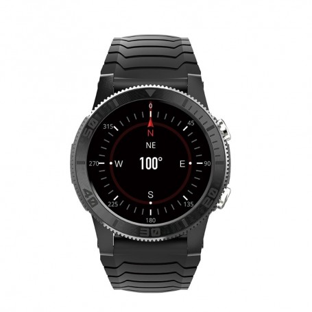 DrPhone PureSport Pro2 - GPS Horloge voor Mannen - Carbon Koolstofvezel Watch - 120 Sport Modus - 50 meter Waterdicht