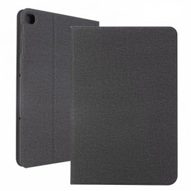 DrPhone SCS3 TPU Flip Case – Geschikt voor Galaxy Tab A 10.1 2019 (T510/ T515)- Antislip en schokbestendig - Zwart