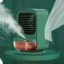 DrPhone AirX10 – Draagbare Mini Airco – Luchtkoeler – 4000 mAh Accu – Aromatherapie - Verkoeling met Water – Groen