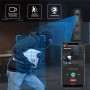 DrPhone HDV1-A – Smart Home Video Deurbel – Nachtvisie & Infrarood – Camera Met Mobiele App – Bewegingsdetectie - Zwart