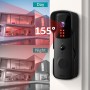 DrPhone HDV1-A – Smart Home Video Deurbel – Nachtvisie & Infrarood – Camera Met Mobiele App – Bewegingsdetectie - Zwart