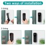 DrPhone HDV1-A – Smart Home Video Deurbel – Nachtvisie & Infrarood – Camera Met Mobiele App – Bewegingsdetectie - Zwart
