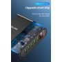 DrPhone SmartC10 5 Poorten Laadstation USB 2.4A HUB - Lader met Digitale LED Display - 4A(MAX) output - Met Standhouder - Zwart