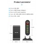 DrPhone SmartC10 5 Poorten Laadstation USB 2.4A HUB - Lader met Digitale LED Display - 4A(MAX) output - Met Standhouder - Zwart