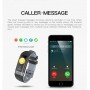 DrPhone KidsTime X10 - Bluetooth Horloge voor Kids - Hartslagmeter - Notificaties - Stappenteller - Geel/Zwart