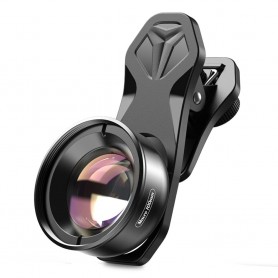 DrPhone APEX3 – 100MM Macro-Lens – HD Macro-Lens Voor Telefoon & Tablet – Macro Lens Met Universele Clip - Zwart