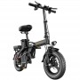 ElectronicWorks AiO-2 – Elektrische Fiets – 14 Inch E-Bike – Li-Batterij 32.5A – 250KW – Opvouwbaar – Zwart