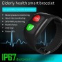 DrPhone SOSW1 – Smartwatch Voor Ouderen – Slimme Gezondheid Smartwatch – Hartslagmeter – Bloeddruk Meter – IP67 Waterdicht Zwart