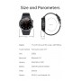 DrPhone DUALX7 – Smartwatch Met Mobiele App – Met Bluetooth 5.0 Oordoppen – IP67 Waterdicht – Smartwatch Met Touchscreen Zwart