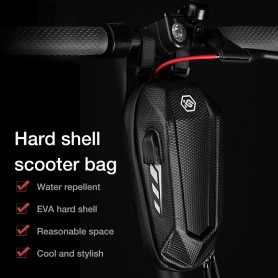 DrPhone WFT1 – Waterdicht Fiets Opbergtas – EVA SHELL Materiaal – Tas Met Ingebouwde USB Ingang – Zwart