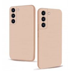 DrPhone SC8 Silicone Samsung Hoes voor Samsung S22 Ultra -Beige