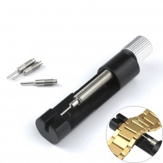 DrPhone IX2 Compact ® Zwart - Metalen Inkortset voor schakel horlogebanden tot 30mm breed + 3 extra pinnetjes