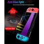 DrPhone ABLNS01- Anti Blue Light Screen Nintendo Switch Lite– Bescherm Glas – Anti Kras - 9H – Oog Vriendelijk