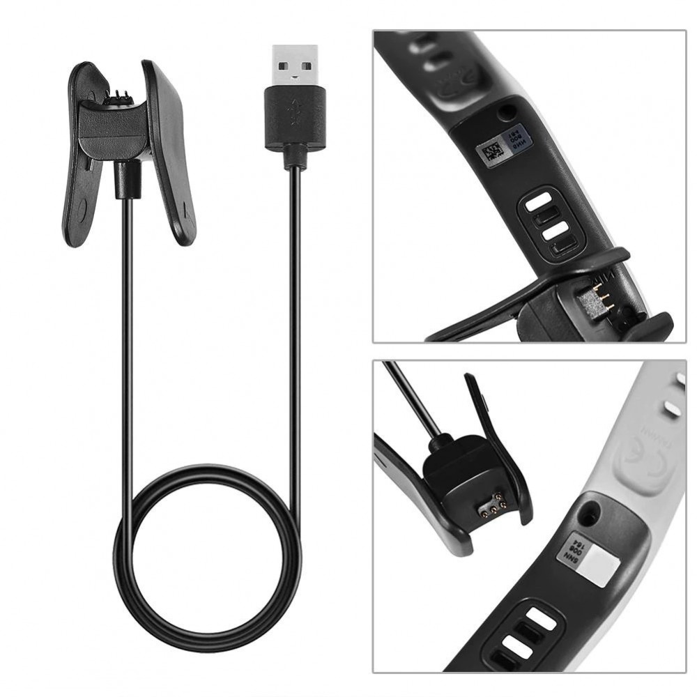 tafereel Inschrijven park DrPhone GVS1 USB Oplader – Oplaadkabel – Geschikt voor Garmin Vivosmart 4 -  100cm