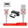 DrPhone ICON - Magnetisch Bitje (PLUG) - Micro USB - Losse Magnetische koppelstuk - Geschikt voor Micro USB Android