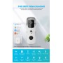 DrPhone - LM2-A WiFi Video deurbel - 1080P Full HD Beeld - Micro SD Opslag + Cloud Opslag - 2 Weg Audio - Nacht Modus