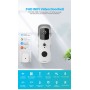 DrPhone LM2-B WiFi Video deurbel - 1080P Full HD Scherp Beeld - 16GB Micro SD Opslag + Binnenbel - 2 Weg Audio - Nachtvisie