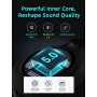 DrPhone SM Draadloze Qualcomm Bluetooth 5.0 + Aux 3.5mm Koptelefoon met Stereo & HI-FI geluid – CVC 8.0 - 1000maH - Zwart