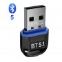 DrPhone B10 Pro - USB Bluetooth Dongle 5.1 Ontvanger - Bluetooth 5.0 + EDR Receiver - Tot 5 Apparaten Connectie - Zwart