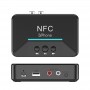 DrPhone DBR3 NFC Draadloze Bluetooth 5.0 Audio Ontvanger met 3.5mm jack/ RCA / AUX / USB - Zwart