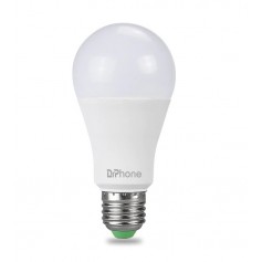 DrPhone SmartLED3 15W RGB/W Smart LED Lamp E27 - Bluetooth - Muziek Voice Control – Lichteffecten – Slimme Verlichting