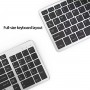 Elementkey® V07 Bluetooth Draadloos Stille Toetsenbord – Geschikt voor IOS / Android / Windows met Numeriek toetsenbord - Wit