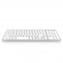 Elementkey® V07 Bluetooth Draadloos Stille Toetsenbord – Geschikt voor IOS / Android / Windows met Numeriek toetsenbord - Wit