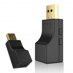 DrPhone SW03 – Audio Transmitter- Draadloos – Bluetooth 5.0 – Plug en Play – Kan tot twee apparaten tegelijkertijd koppelen