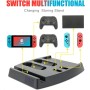 DrPhone MCS2 Multifunctionele Oplader - Oplaadstation - Opbergstandaard – Geschikt voor Nintendo Switch Console / Controllers