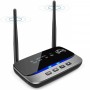 DrPhone SKYLINK MEGA4 – 3 in 1 Bluetooth 5.0 Audio Adapter - Bluetooth Zender/Ontvanger - AptX/RX/TX/Bypass - NFC - Zwart