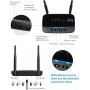DrPhone SKYLINK MEGA4 – 3 in 1 Bluetooth 5.0 Audio Adapter - Bluetooth Zender/Ontvanger - AptX/RX/TX/Bypass - NFC - Zwart