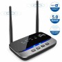 DrPhone SKYLINK MEGA4 – 3 in 1 Bluetooth 5.0 Audio Adapter - Bluetooth Zender/Ontvanger - AptX/RX/TX/Bypass - NFC - Zwart