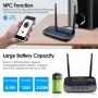 DrPhone SKYLINK MEGA4 – 3 in 1 Bluetooth 5.0 Audio Adapter - Bluetooth Zender/Ontvanger - AptX/RX/TX/Bypass - NFC - Zwart