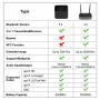 DrPhone SKYLINK MEGA4 – 3 in 1 Bluetooth 5.0 Audio Adapter - Bluetooth Zender/Ontvanger - AptX/RX/TX/Bypass - NFC - Zwart