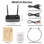 DrPhone SKYLINK MEGA4 – 3 in 1 Bluetooth 5.0 Audio Adapter - Bluetooth Zender/Ontvanger - AptX/RX/TX/Bypass - NFC - Zwart