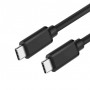DrPhone PDTC1 – Power Delivery - 5A 87W Charge 4.0 – OTG- USB-C - Type-C Kabel – 1 Meter - Zwart