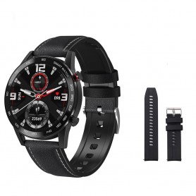 DrPhone Ladies ART - Smartwatch Vrouwen - Luxe Armband - Ultradunne Slimme Horloge - Hartslagmeter - Stappenteller - Zilver